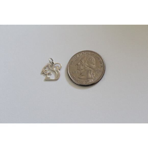 Sterling Silver Squirrel Charm - Picture 4 of 4